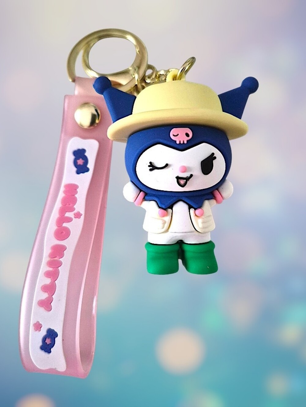 Safari Kuromi Bag Charm / Keychain